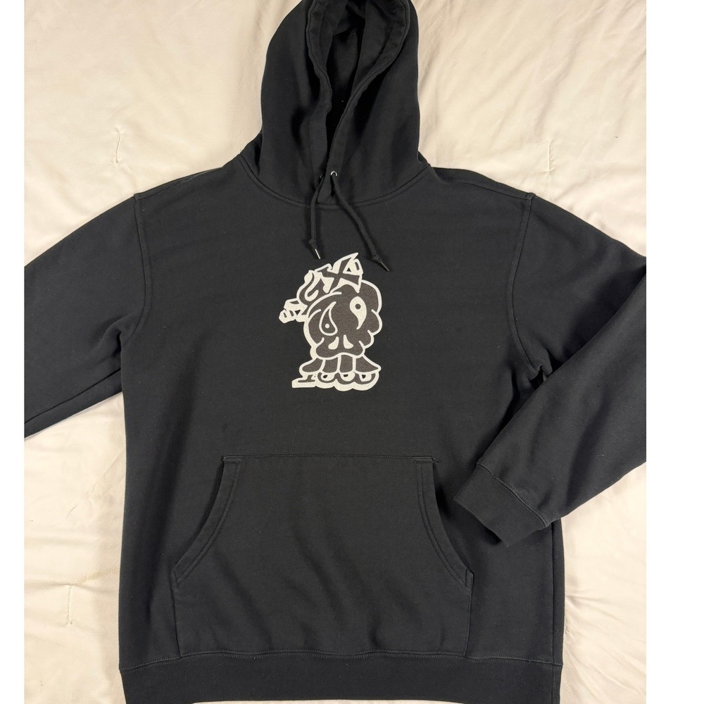 GX1000 Beimar Mens Black L Graphic‎ Hoodie Streetwear Grunge Skater y2k alt